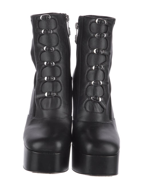 Marc Jacobs Leather Lace-Up Boots