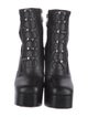 Marc Jacobs Leather Lace-Up Boots