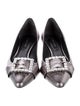 Marc Jacobs Leather Crystal Embellishments Ballet Flats