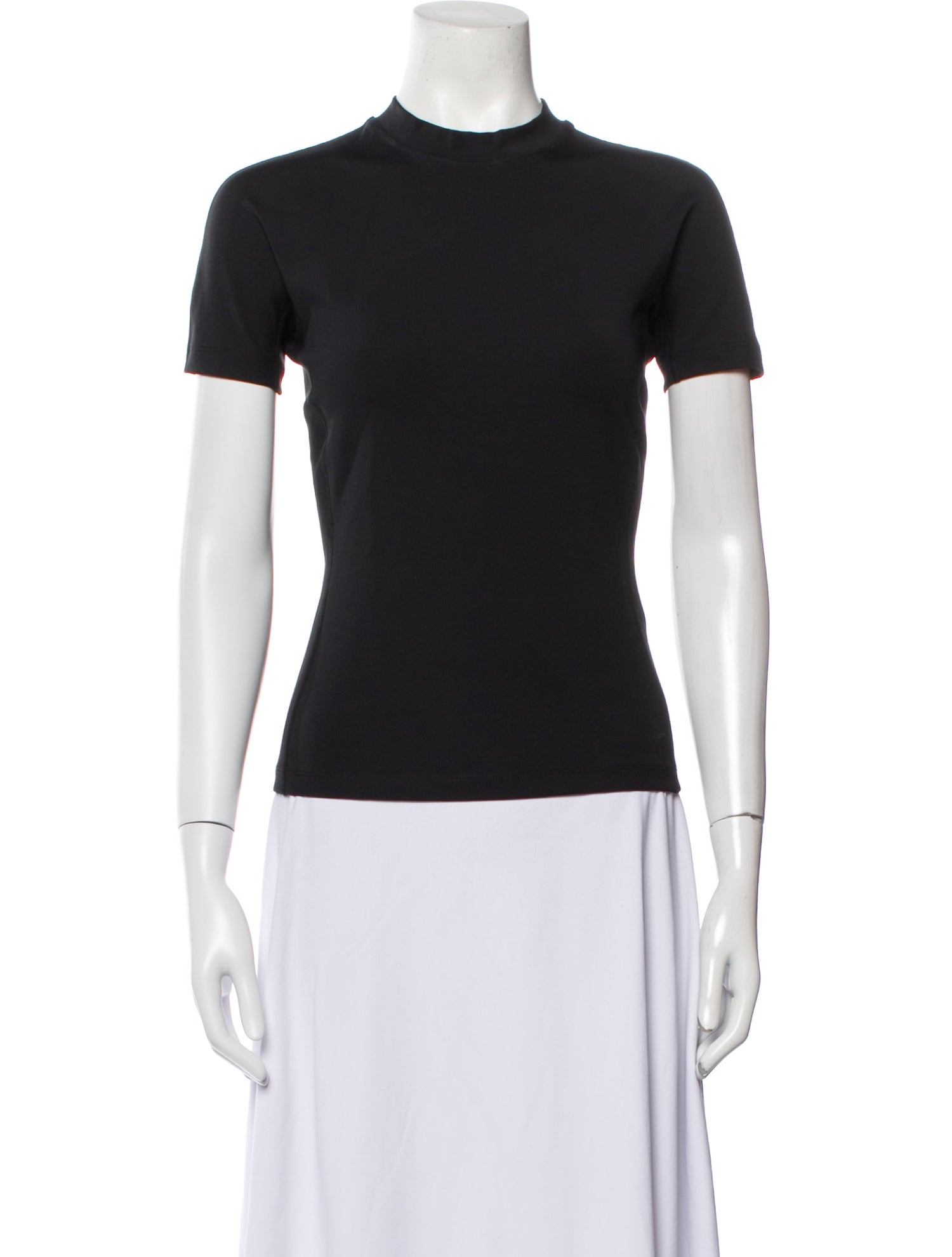 Marc Jacobs Mock Neck Short Sleeve T-Shirt