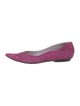 Marc Jacobs Suede Bow Accents Ballet Flats