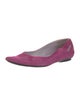 Marc Jacobs Suede Bow Accents Ballet Flats
