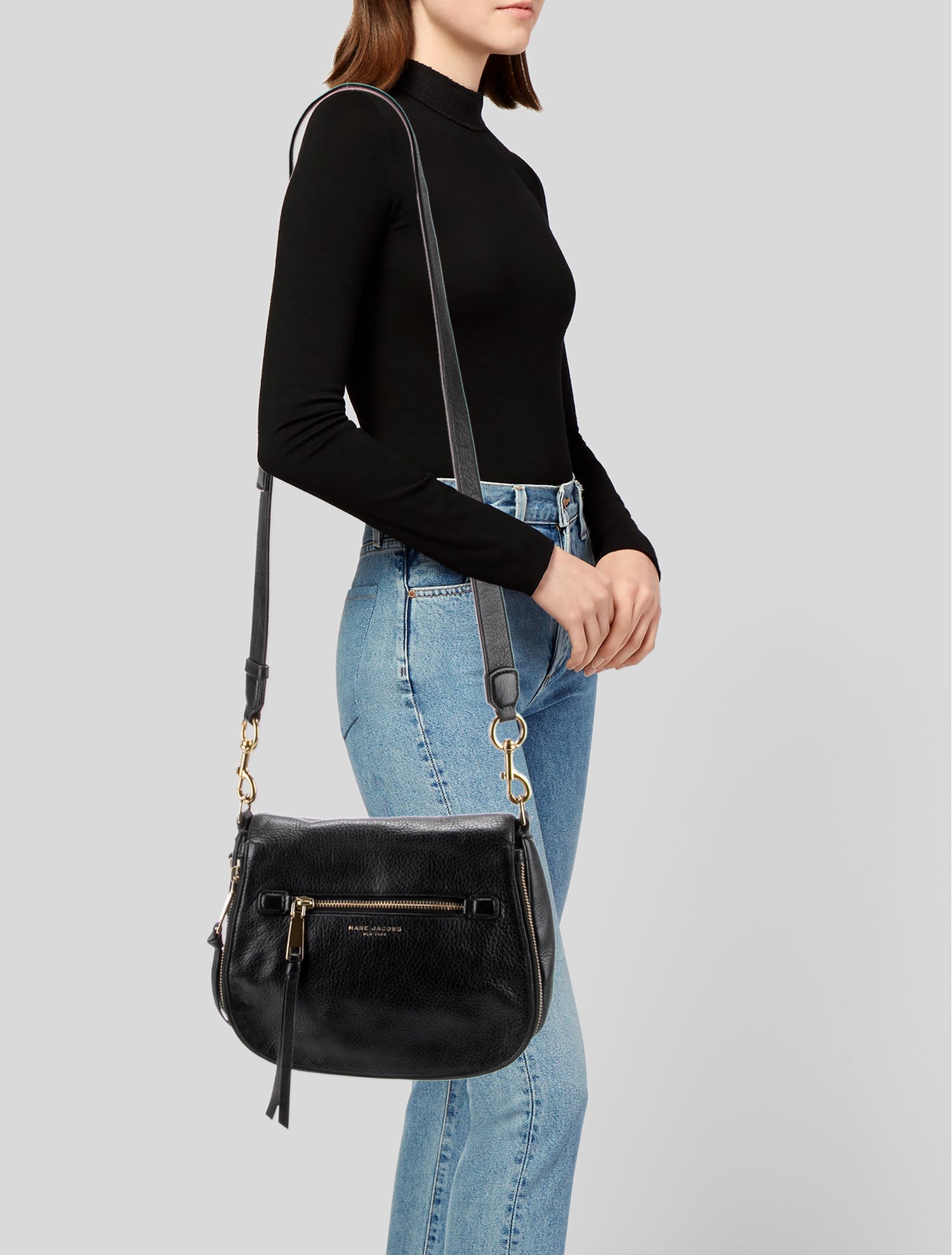 Marc Jacobs Leather Messenger Bag