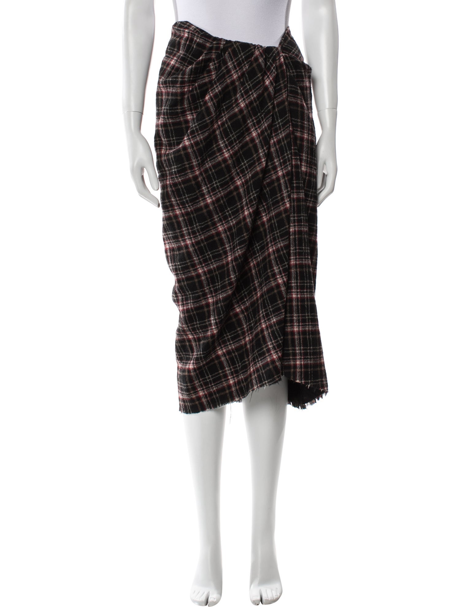 Marc Jacobs Wool Plaid Print Sweater