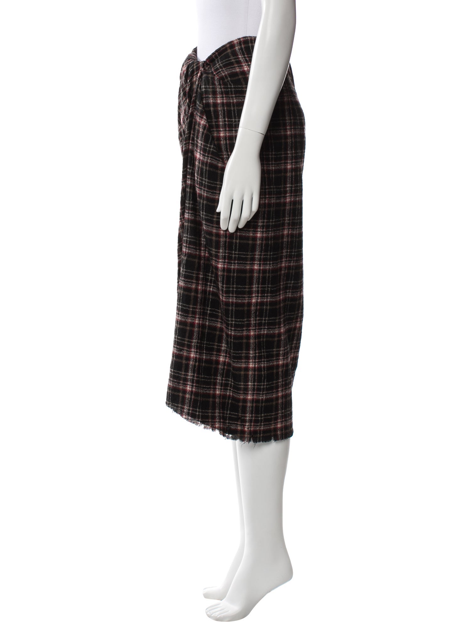Marc Jacobs Wool Plaid Print Sweater