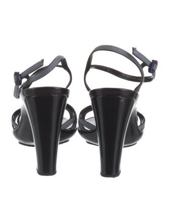 Marc Jacobs Denim Slingback Sandals