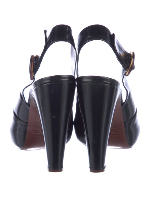 Marc Jacobs Patent Leather Slingback Sandals