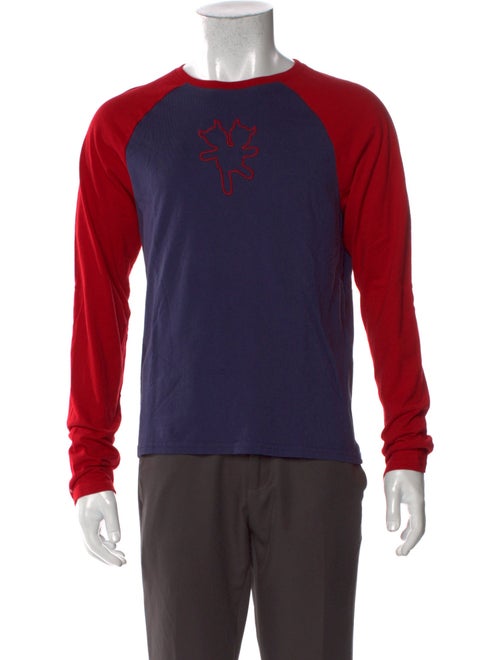 Marc Jacobs Graphic Print Crew Neck Henley