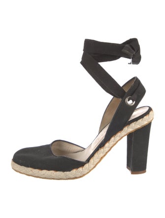 Marc Jacobs Canvas Braided Accents D'Orsay Pumps