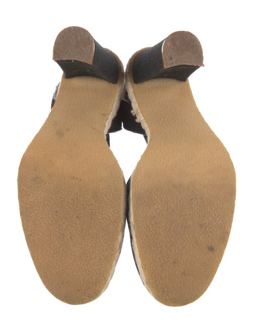 Marc Jacobs Canvas Braided Accents D'Orsay Pumps