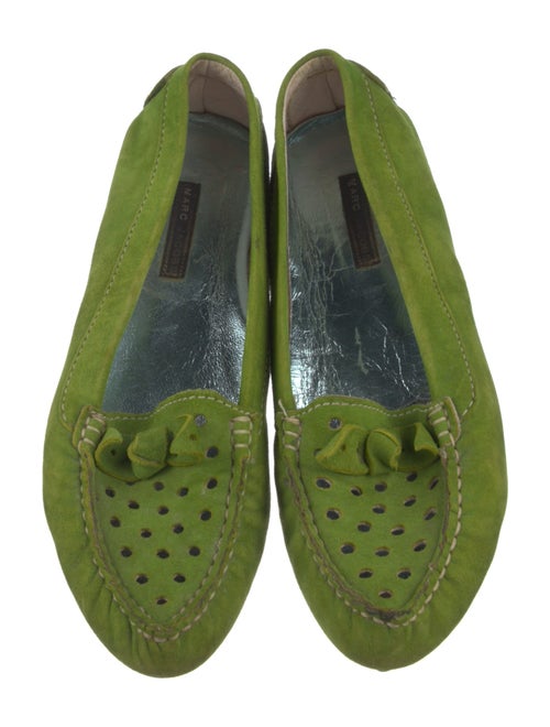 Marc Jacobs Suede Lasercut Accents Loafers