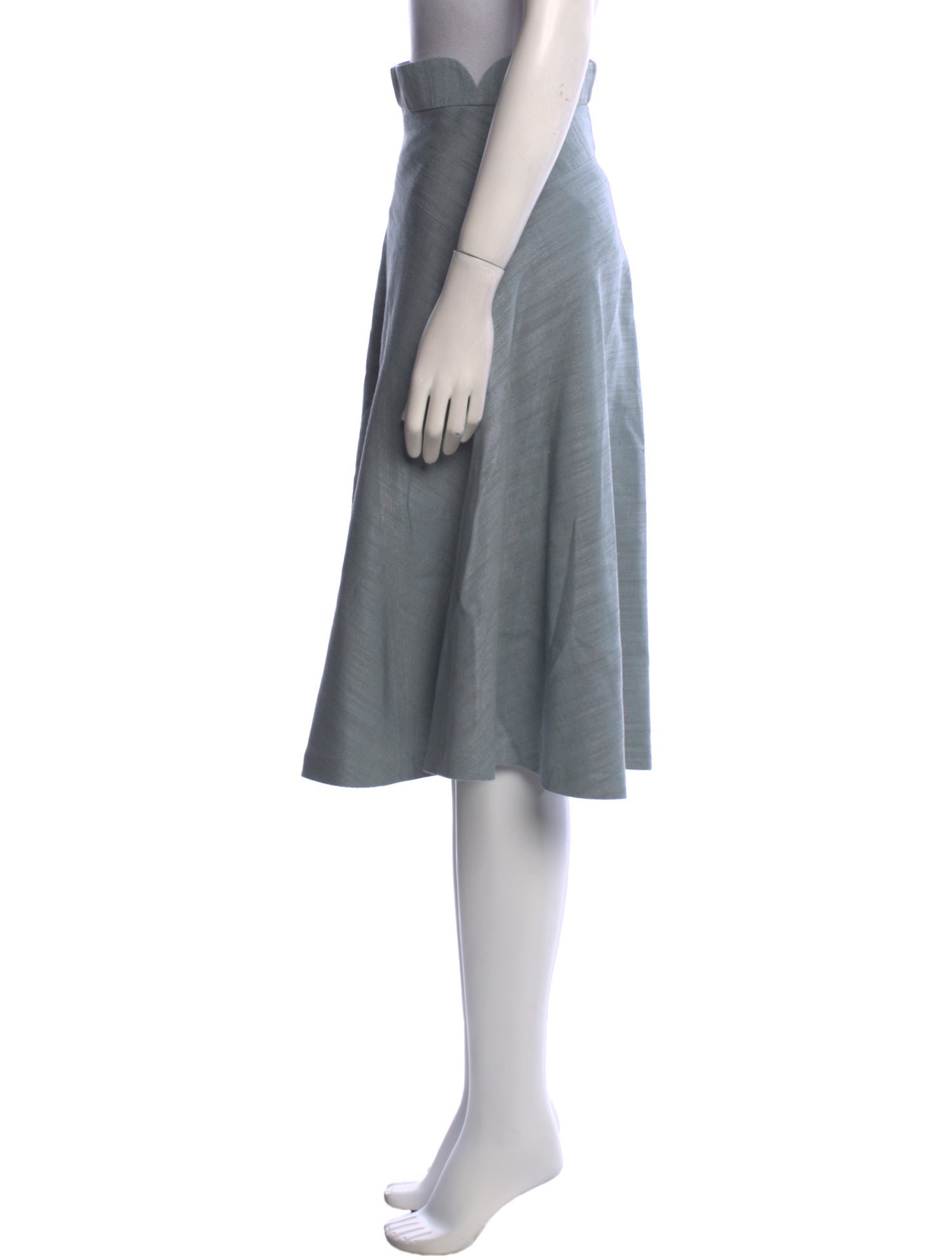 Marc Jacobs Linen Knee-Length Skirt