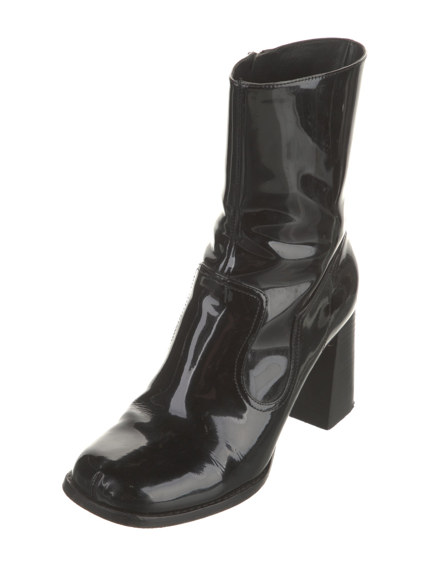 Marc Jacobs Patent Leather Sock Boots