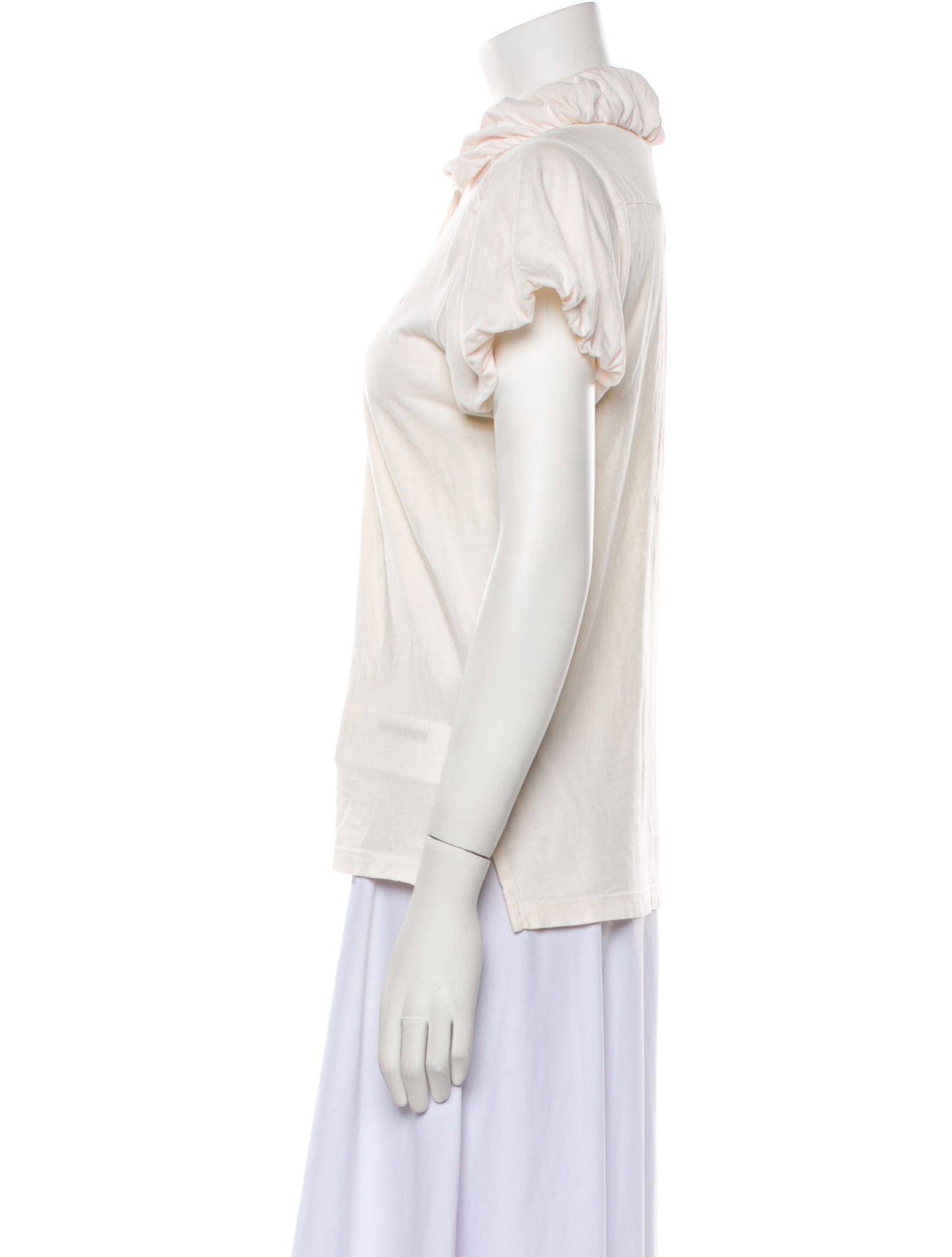 Marc Jacobs Mock Neck Short Sleeve Polo