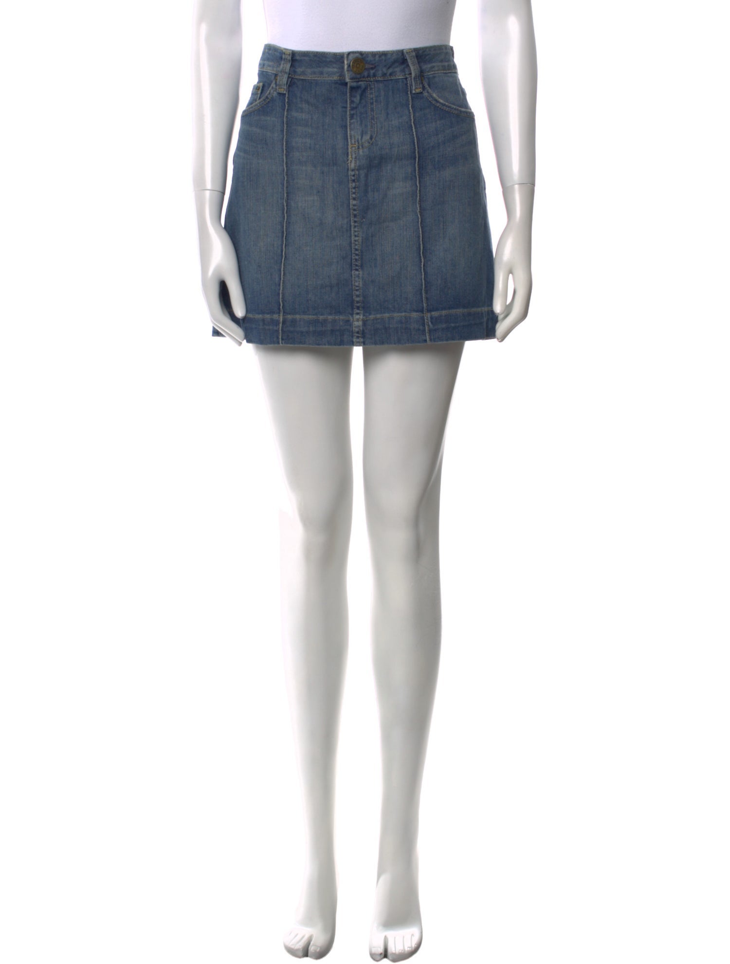 Marc Jacobs Embroidered Accent Mini Skirt