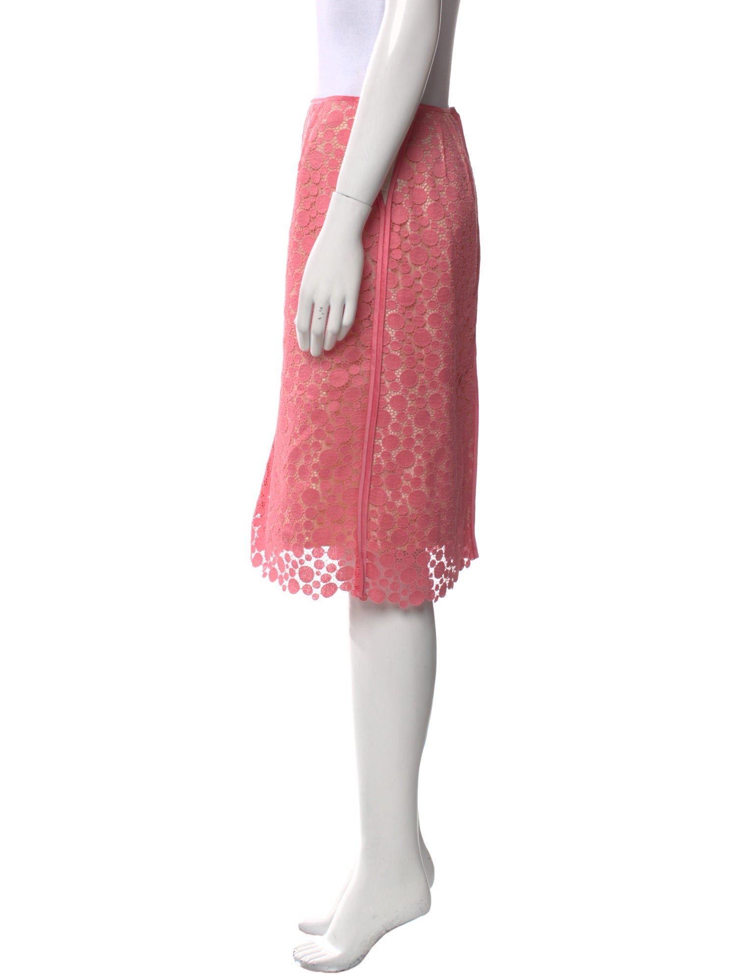Marc Jacobs Lace Pattern Knee-Length Skirt