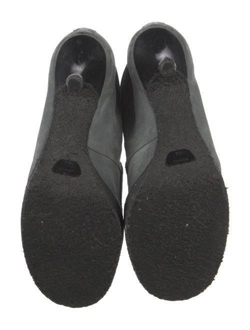 Marc Jacobs Suede Embroidered Accent Lace-Up Boots