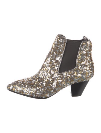 Marc Jacobs Sequins Chelsea Boots