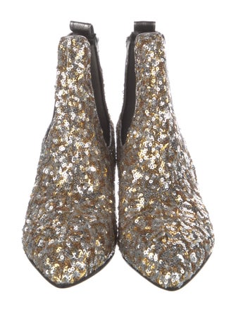 Marc Jacobs Sequins Chelsea Boots