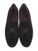 Marc Jacobs Velvet Embroidered Accent Loafers