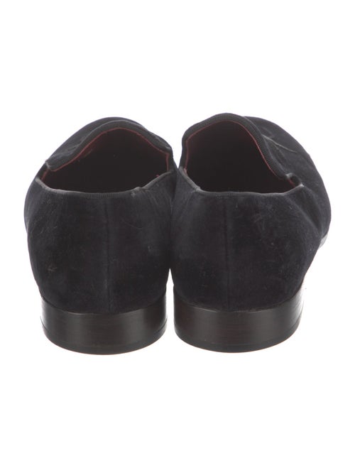 Marc Jacobs Velvet Embroidered Accent Loafers