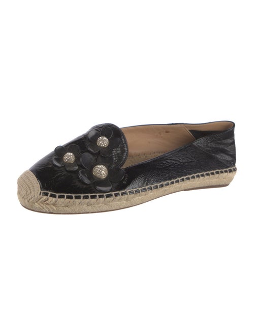 Marc Jacobs Patent Leather Crystal Embellishments Espadrilles