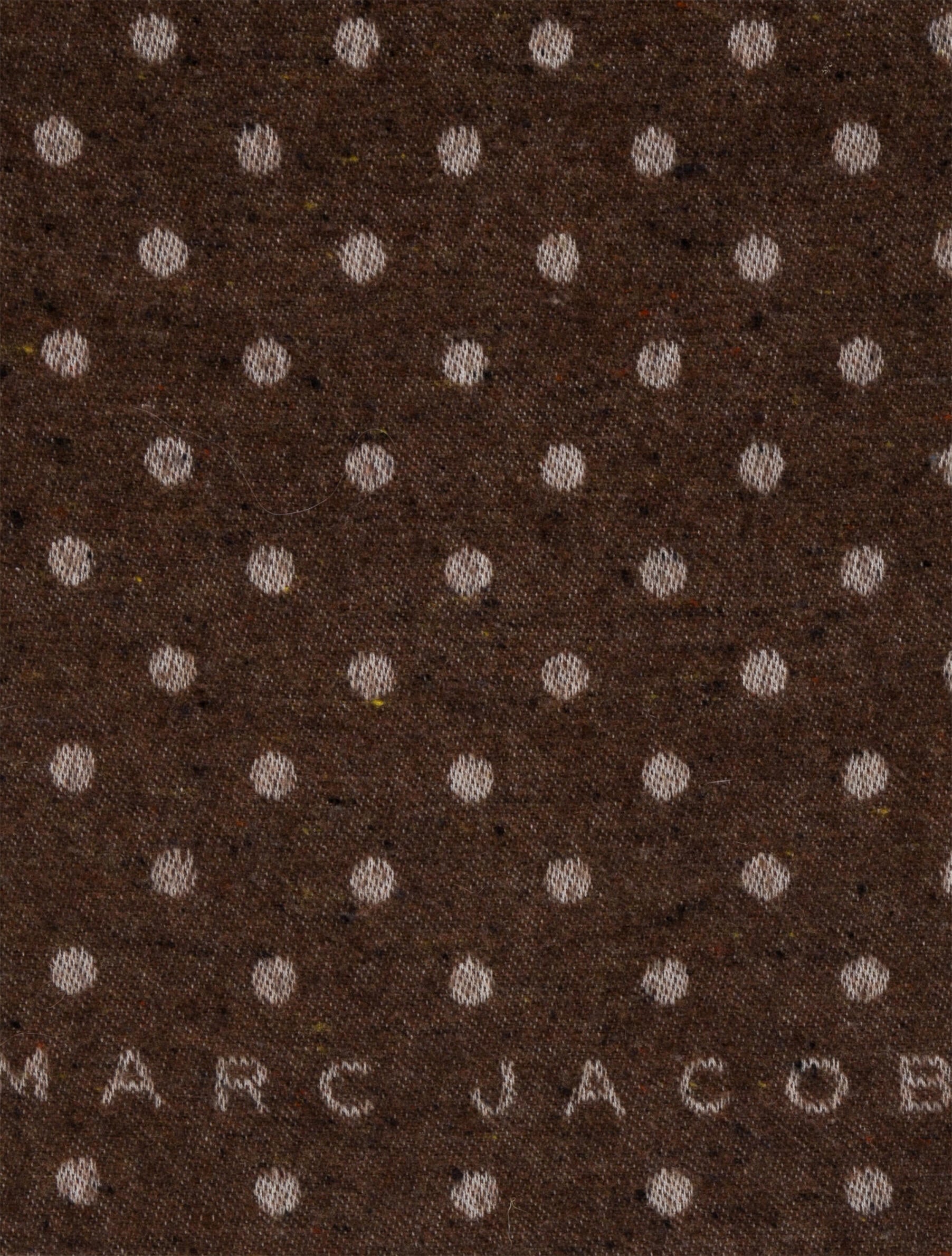 Marc Jacobs Wool Polka Dot Print Scarf