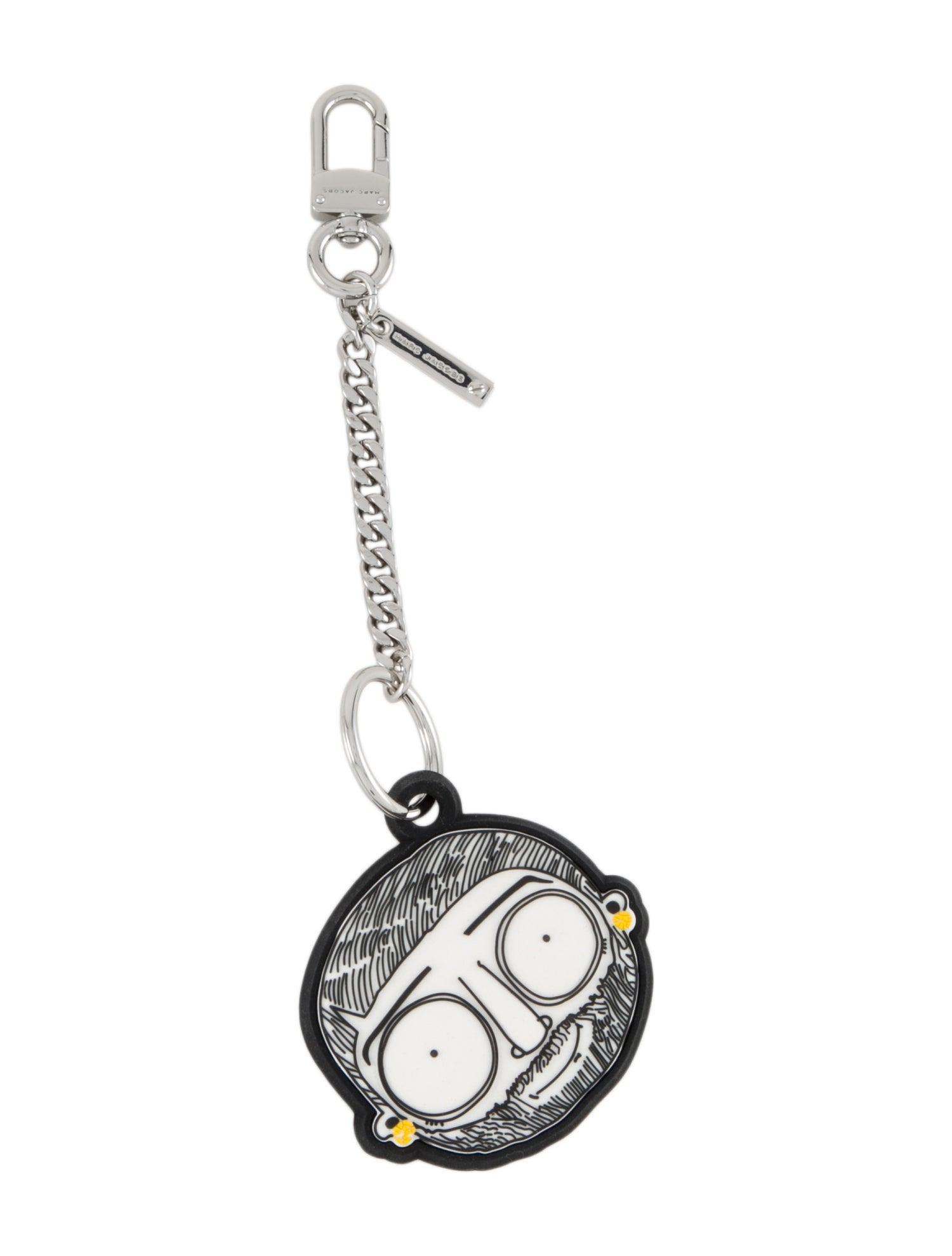 キーホルダー・キーリング JACQUEMUS FW23 KEYCHAIN WITH LOGO (236AC327_3108100) Jacquemus Leather Mini Handbag Keychain - White Keychains