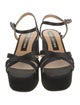 Marc Jacobs Satin Crystal Embellishments Sandals