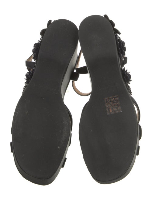 Marc Jacobs Satin Crystal Embellishments Sandals