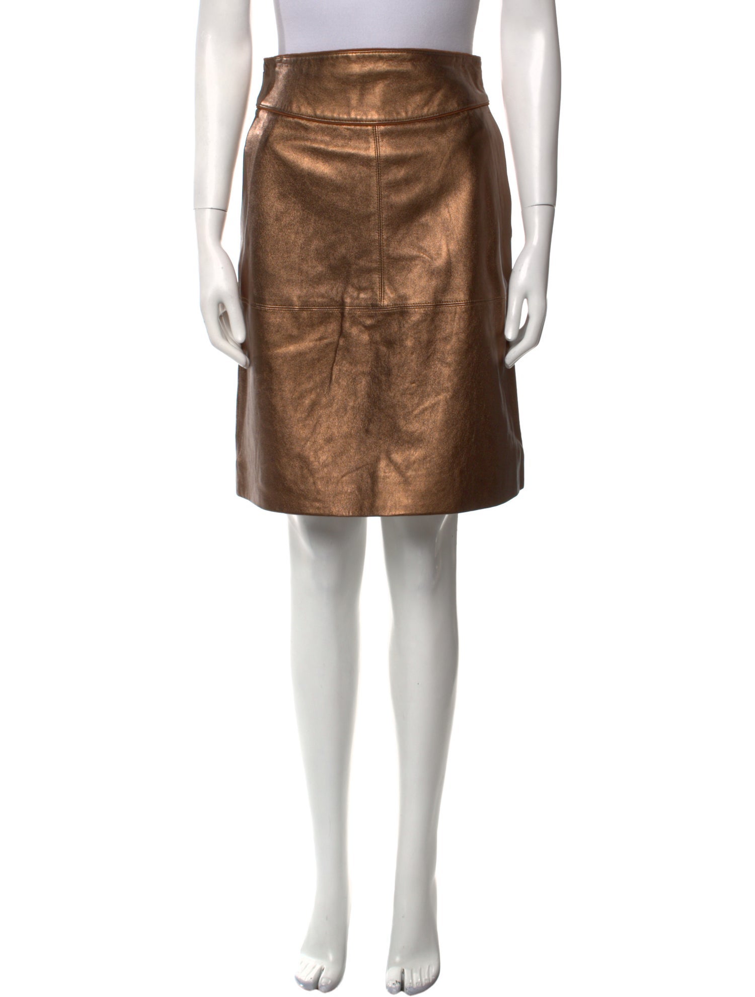 Marc by Marc Jacobs Leather Knee-Length Skirt w/ Tags