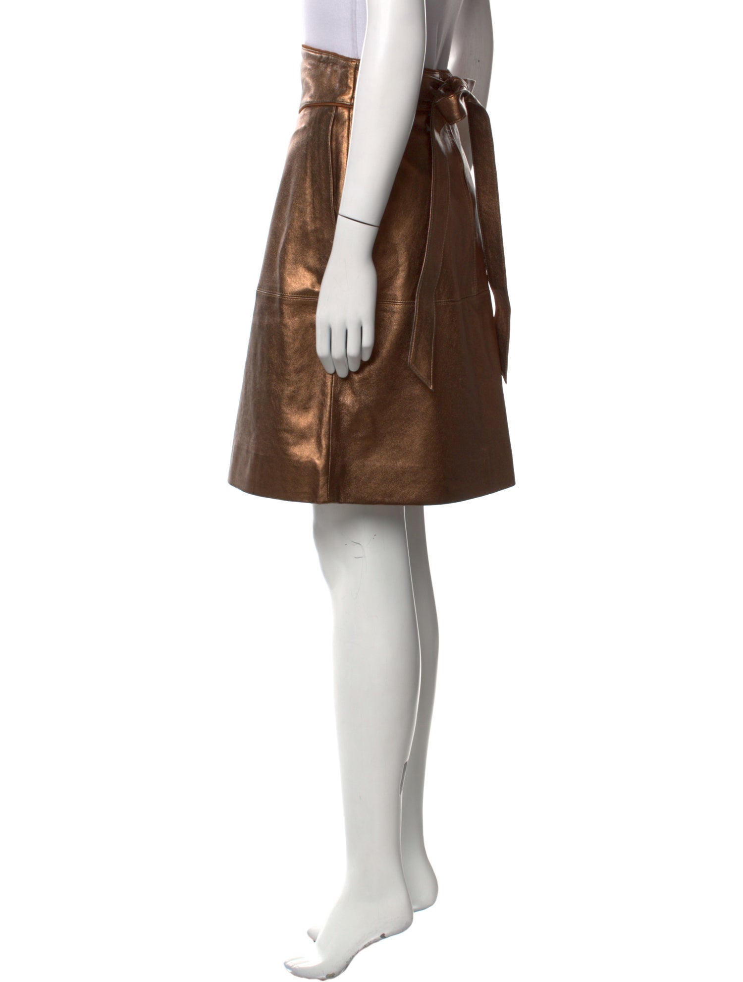 Marc by Marc Jacobs Leather Knee-Length Skirt w/ Tags