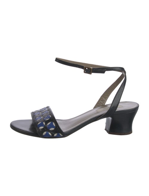 Marc Jacobs Leather Cutout Accent Sandals