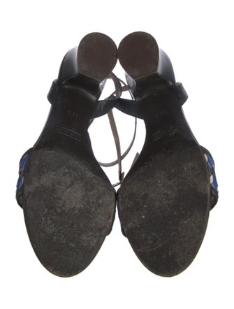 Marc Jacobs Leather Cutout Accent Sandals