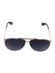 Marc Jacobs Aviator Gradient Sunglasses