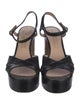 Marc Jacobs Embossed Leather Slingback Sandals