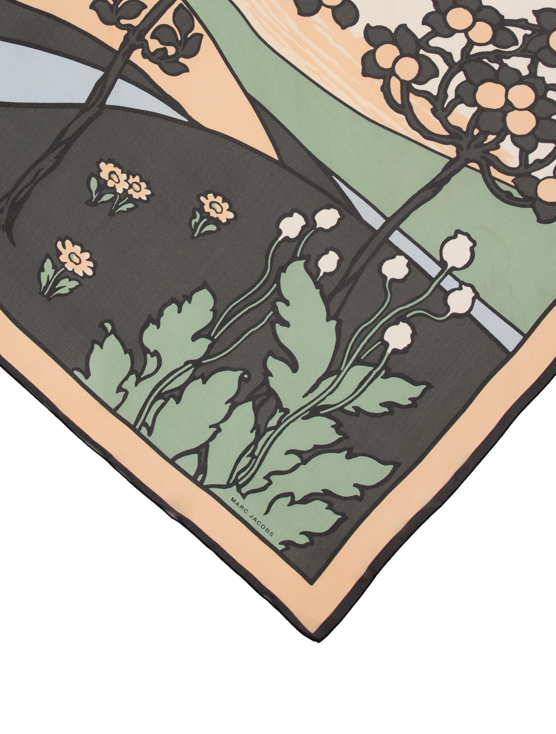 Marc Jacobs Silk Printed Bandeau