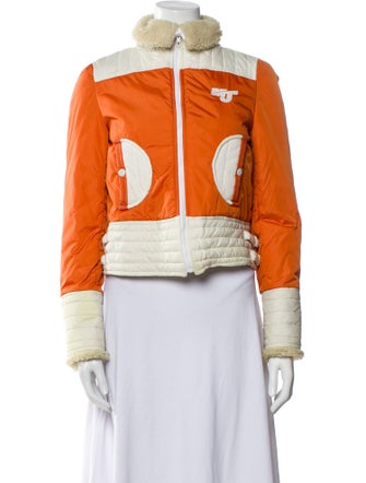 Marc Jacobs Nylon Colorblock Pattern Evening Jacket