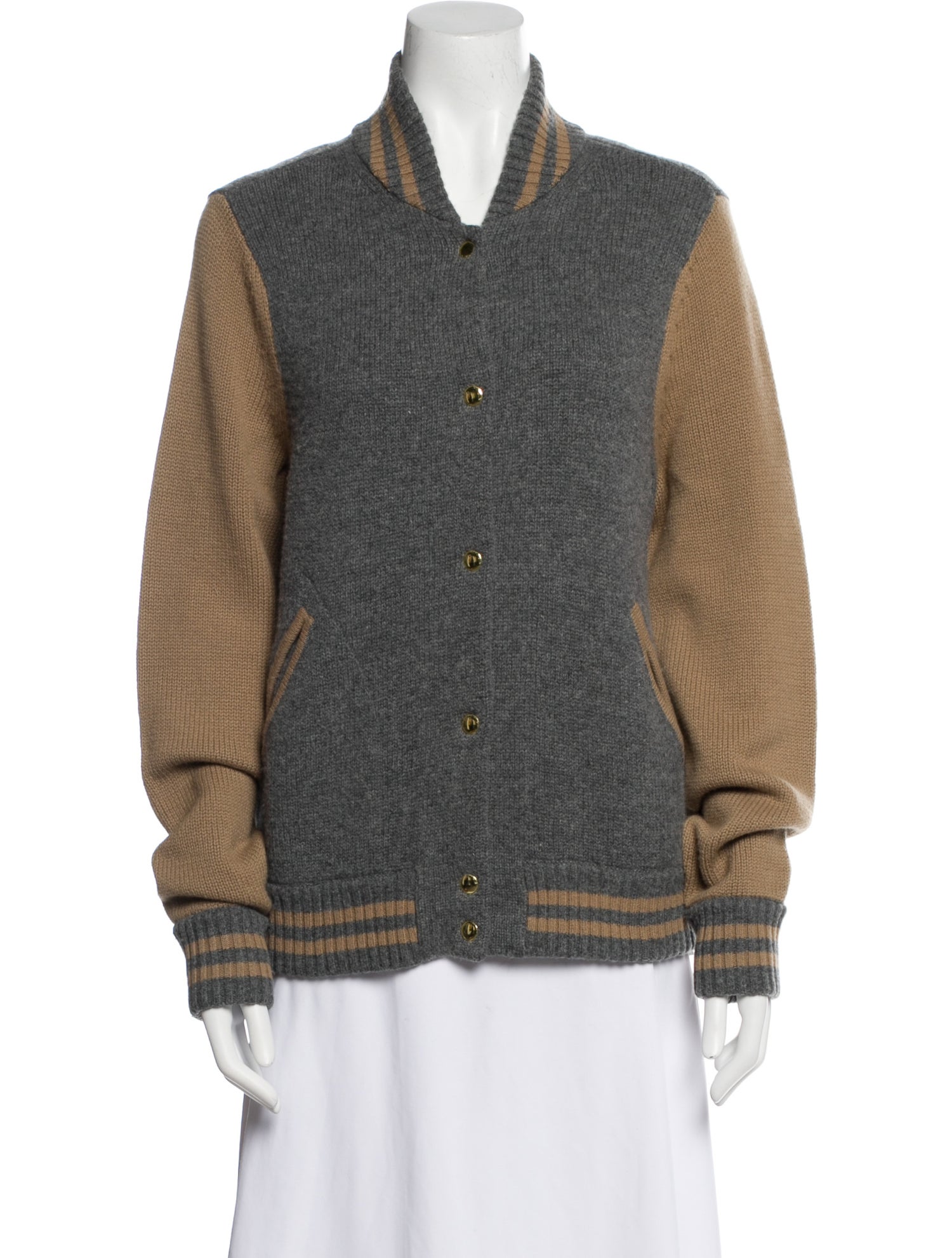 Marc Jacobs Wool Colorblock Pattern Sweater