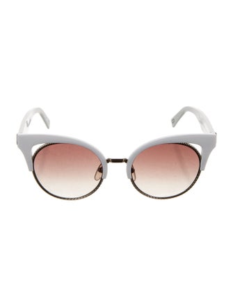 Marc Jacobs Round Gradient Sunglasses
