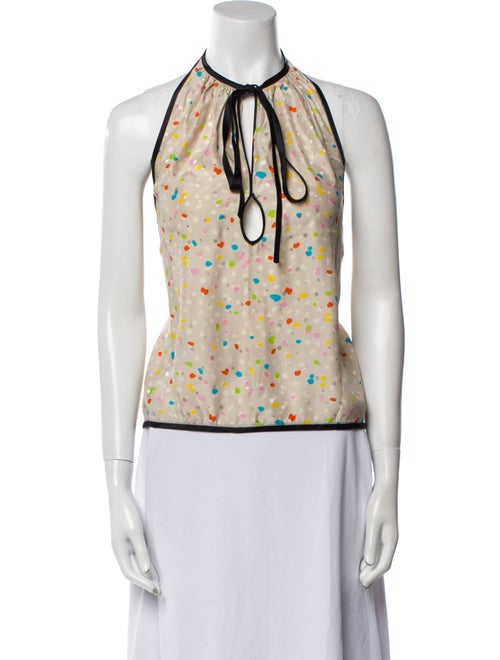 Marc Jacobs Silk Floral Print Top