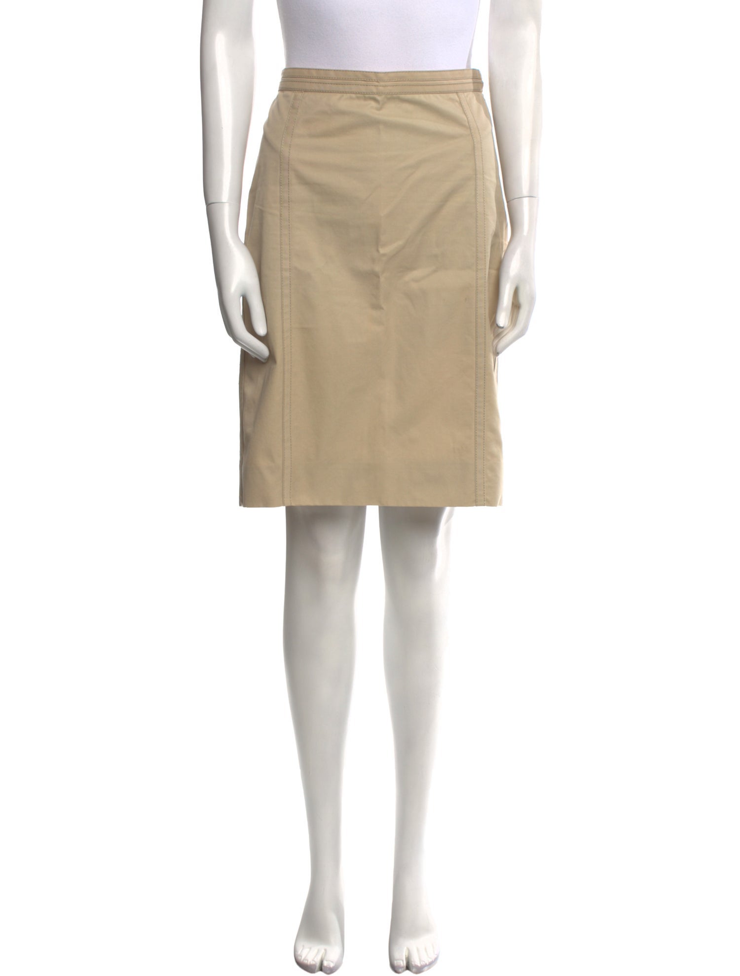 Marc Jacobs Pleated Accents Knee-Length Skirt