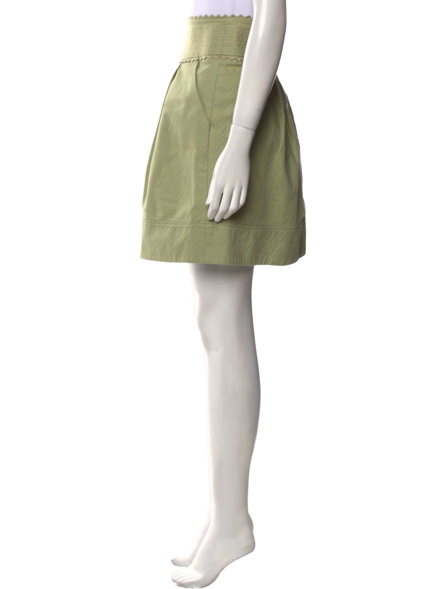 Marc Jacobs Scalloped Accent Knee-Length Skirt