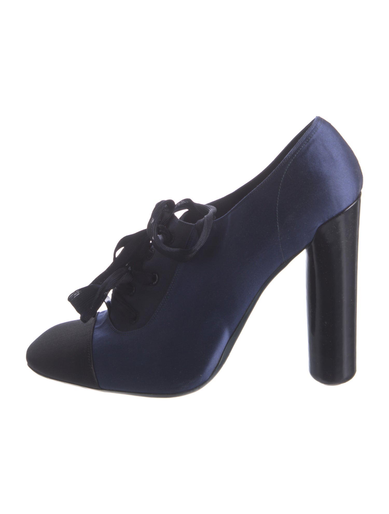 Marc Jacobs Satin Colorblock Pattern Pumps