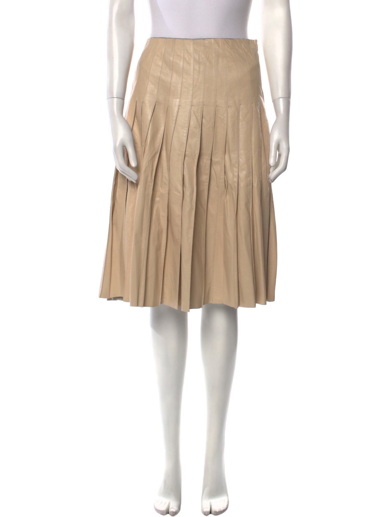 Marc Jacobs Leather Knee-Length Skirt