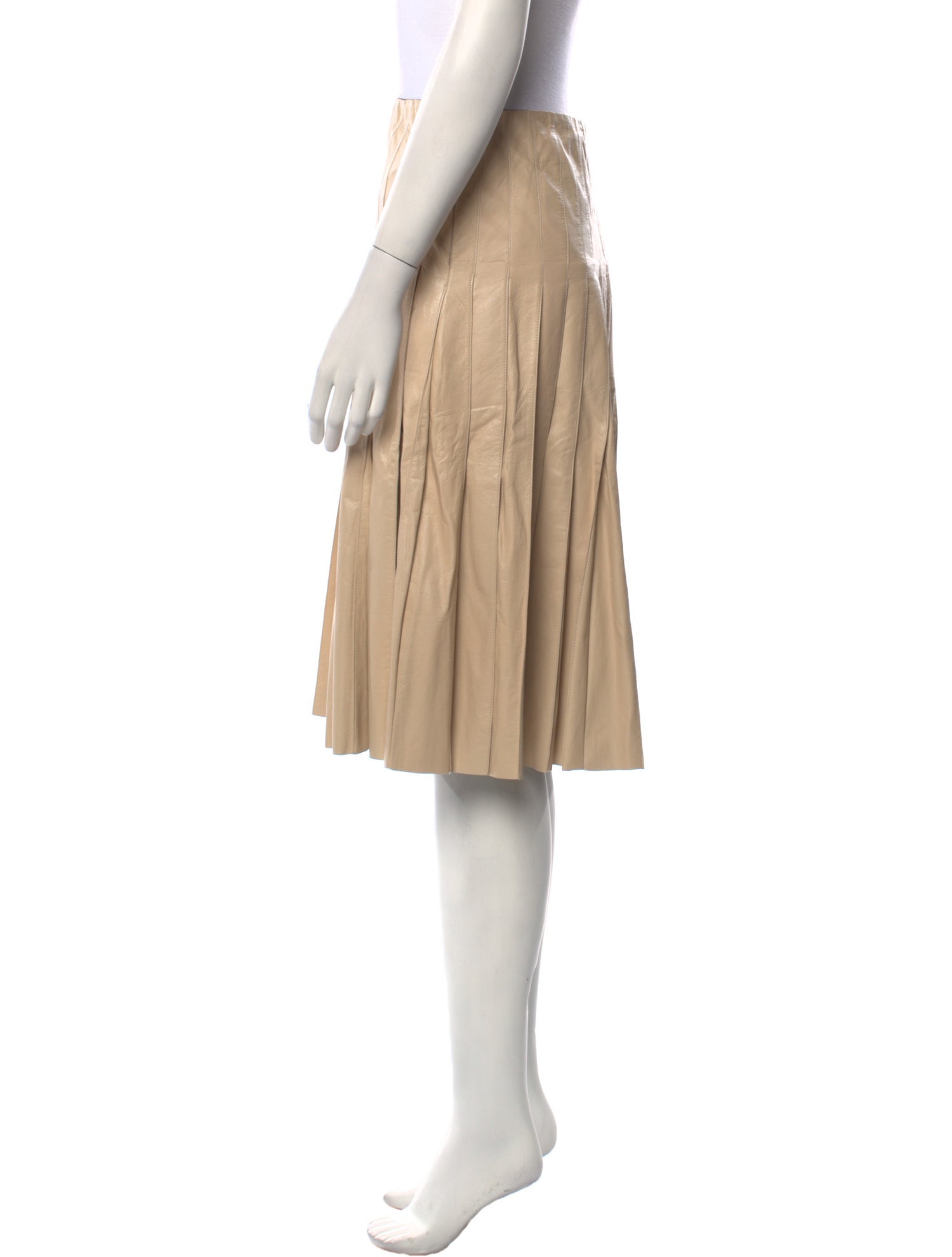 Marc Jacobs Leather Knee-Length Skirt