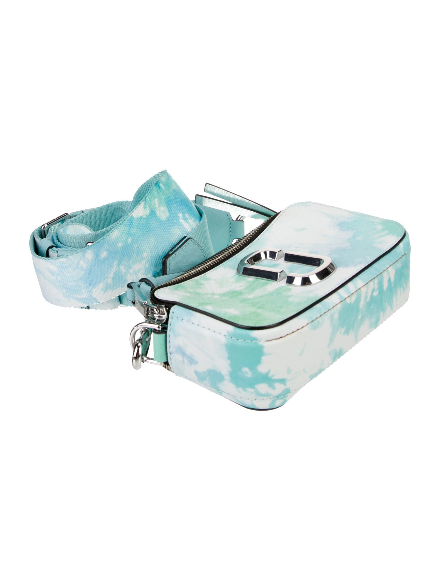 The Marc Jacobs Saffiano Leather Clutch - Blue Crossbody Bags