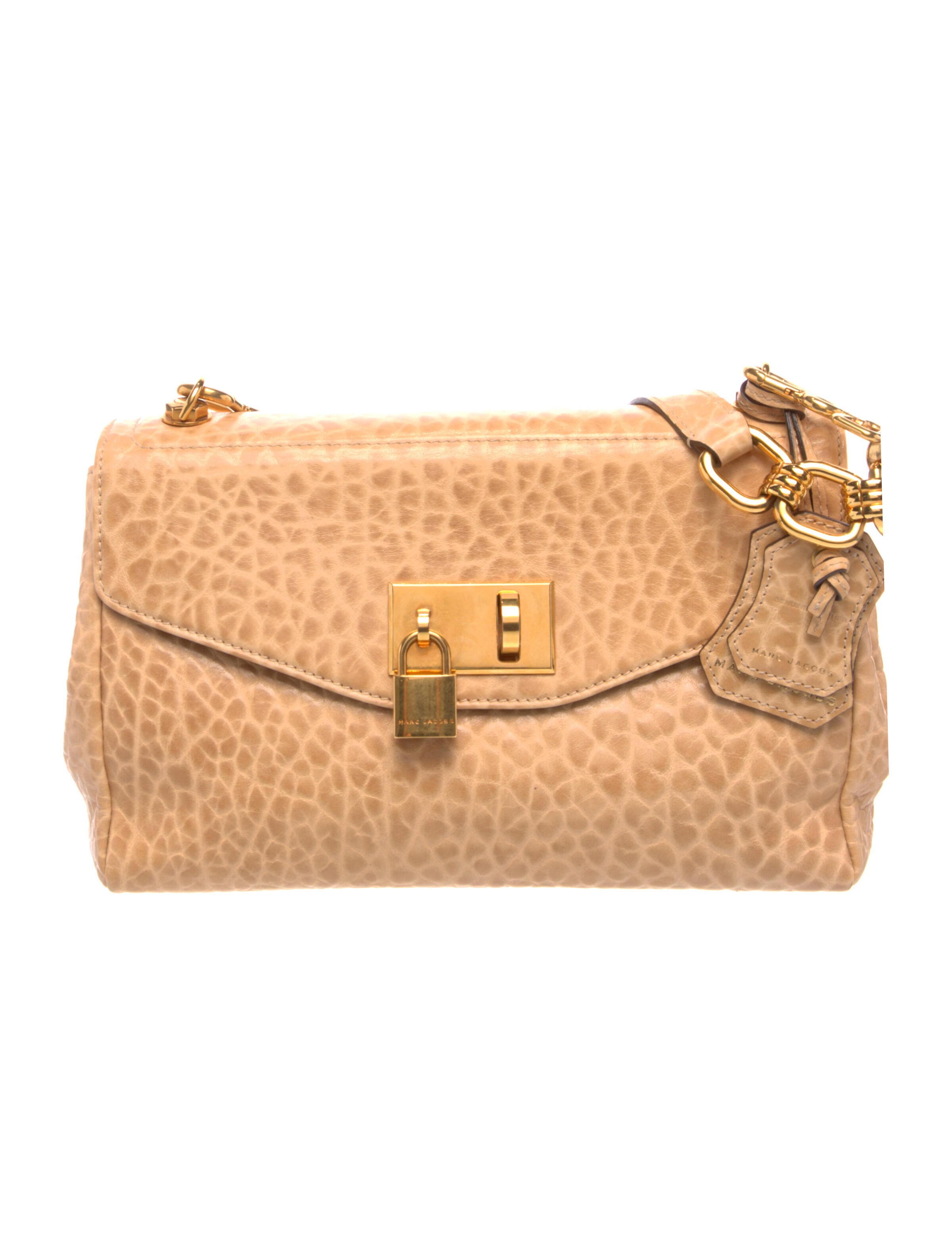 Marc Jacobs Embossed Leather Shoulder Bag