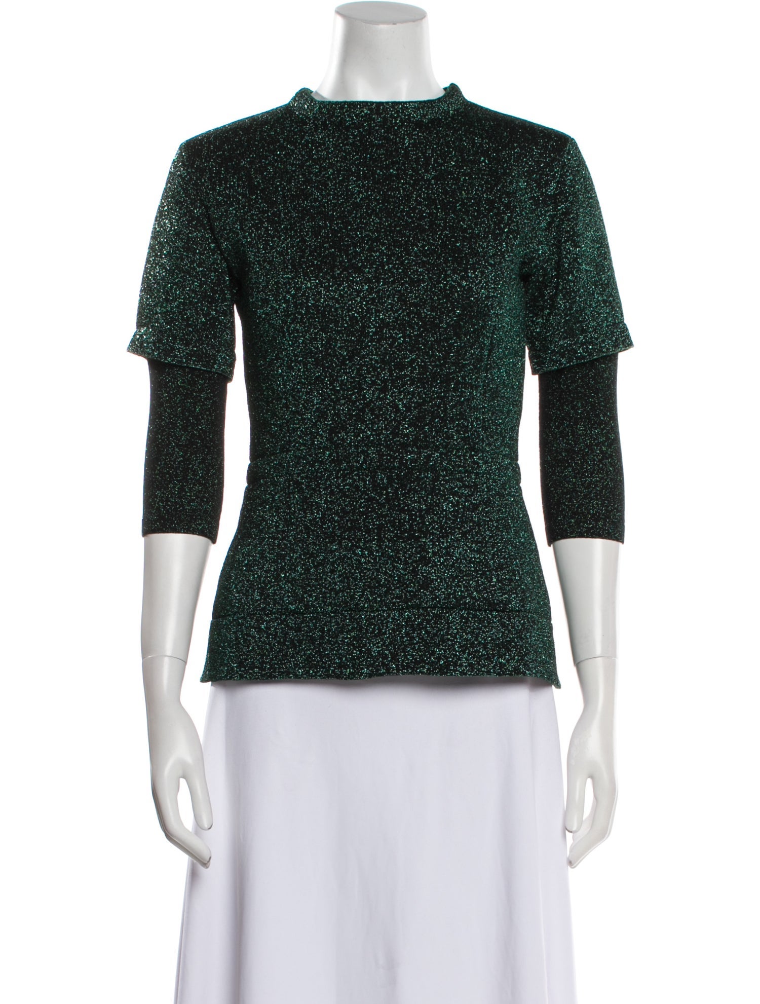 Marc Jacobs Printed Mock Neck Top