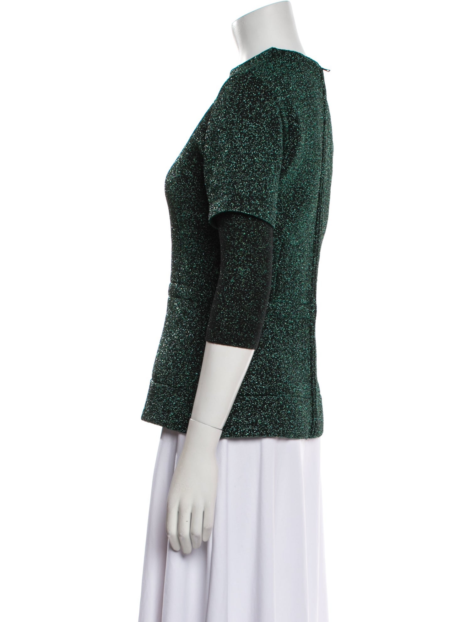 Marc Jacobs Printed Mock Neck Top